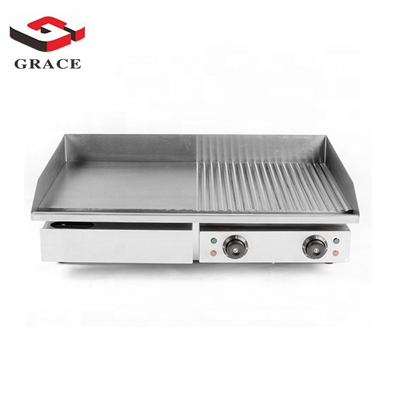 Professional restaurant equipment stainless steel commercial burger electric grill