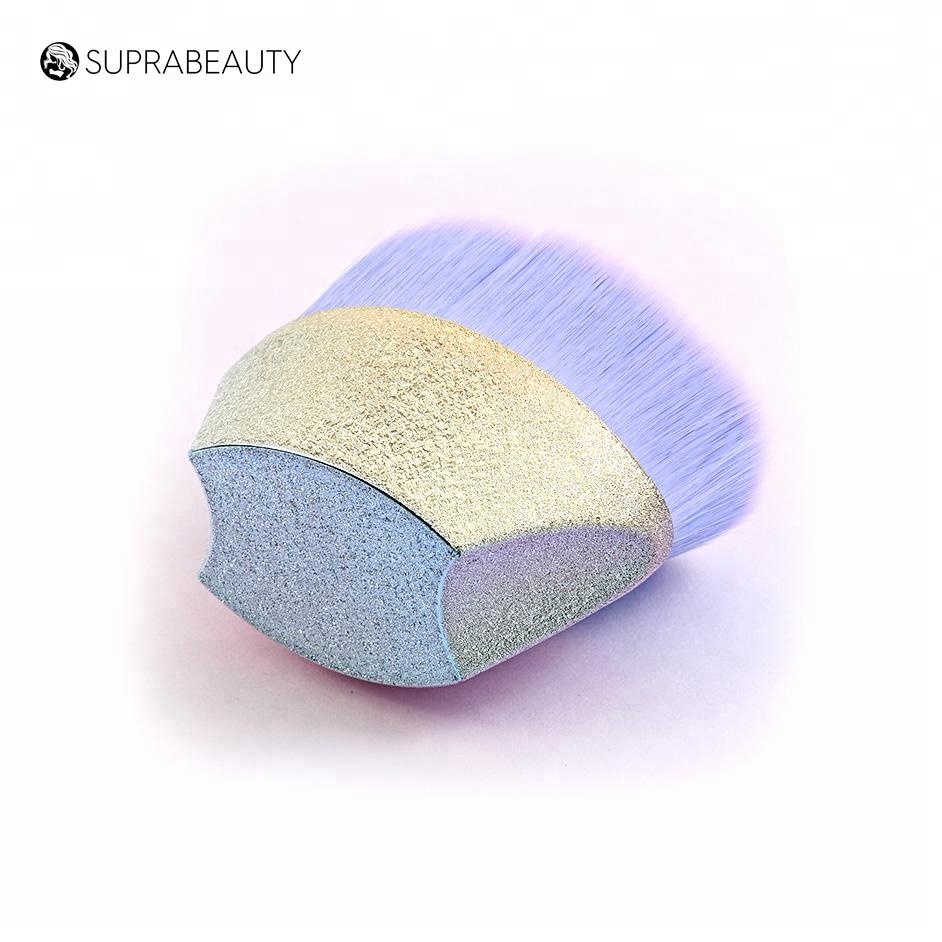 Блестящие инструменты для макияжа в форме яйца Блестящая косметическая кисть овальная кисть кабуки для макияжа