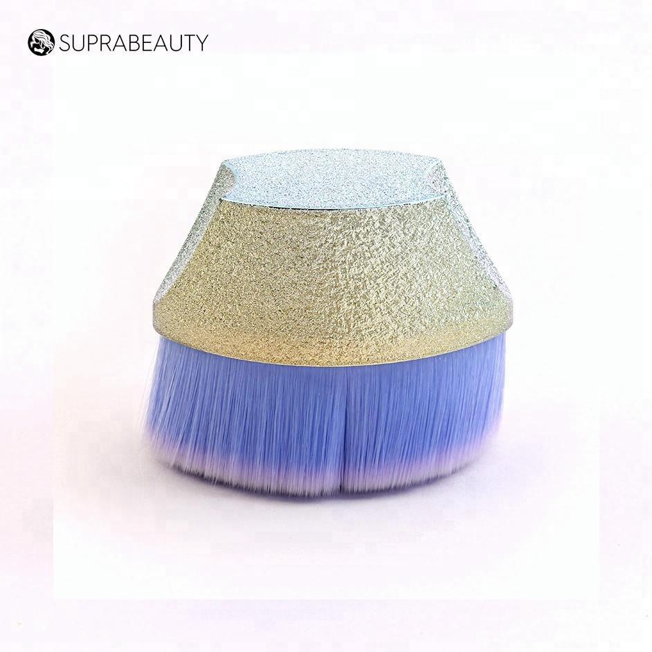 Egg shape shinning makeup tools Glitter cosmetic brush kabuki oval makeup brush