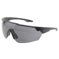 EUGENIA Black Color Classical Men Cycling High Quality Rimless China Manufacture PC Sport Sunglasses