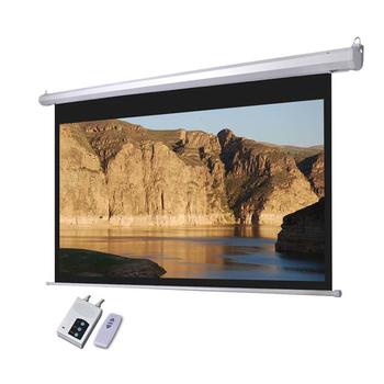 120 Inch Motorized Projector Screen With Rf Remote Control Electric Projection Screen For Home Theater