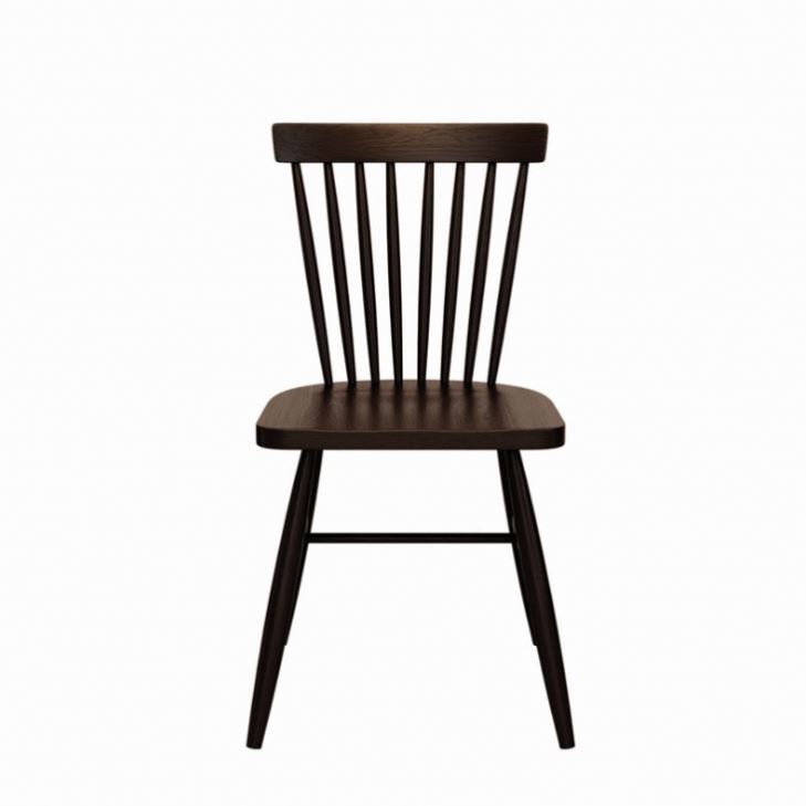 colorful wooden windsor cafe chair