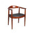used restaurant furniture american ash wood chair wooden chair with PU cushion for cafeteria