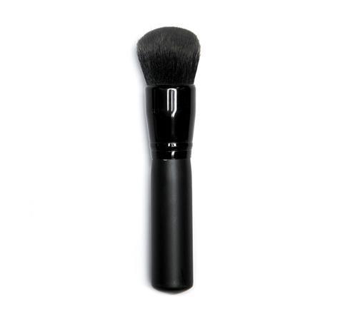 All Black Big Handle Cheap Personalized Set Oval Glitter Makeup Brush
