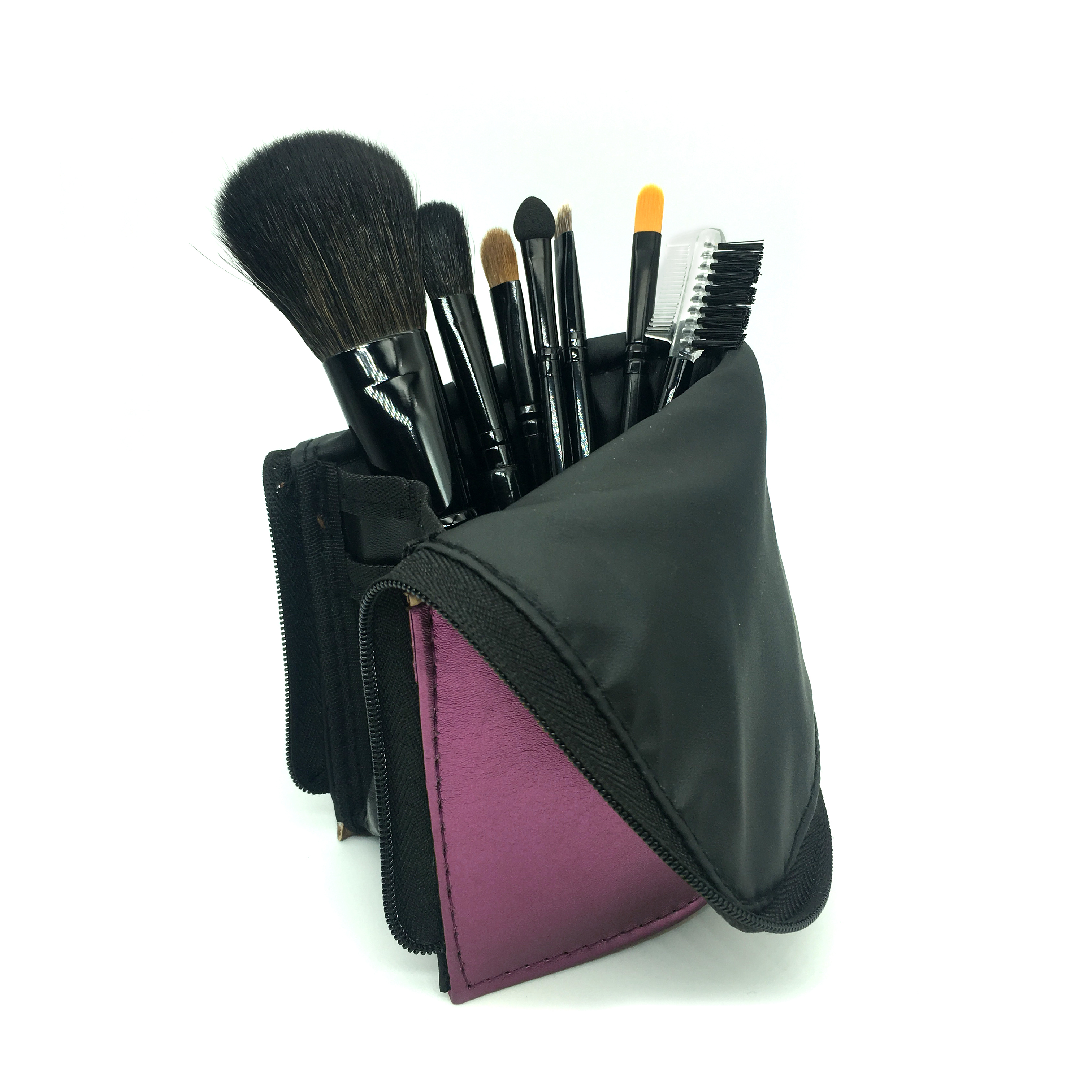 Outil quotidien bling personnalisé nouveau sac de maquillage portable pinceau à poudre cosmétique