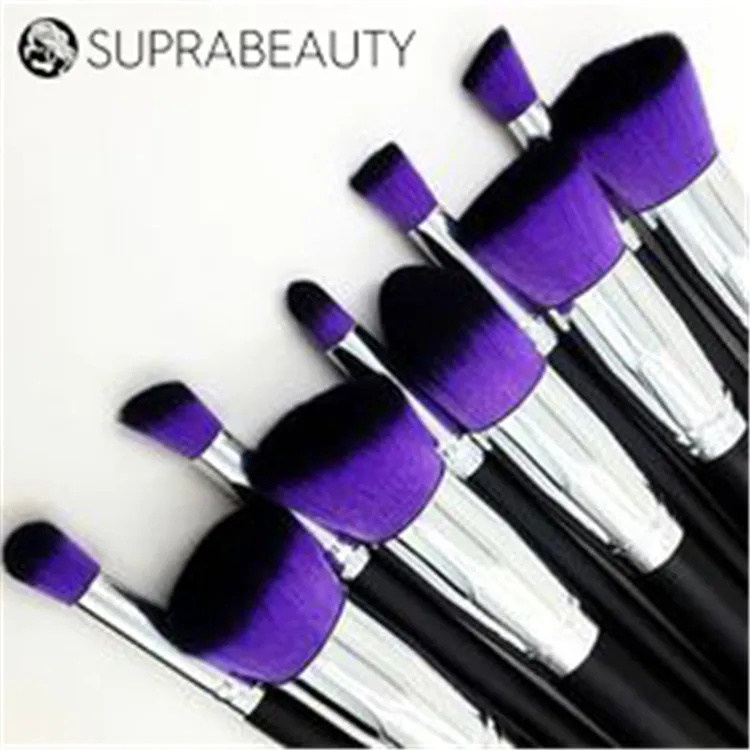 Curelty free washable extremely soft synthetic fiber brush makeup tools