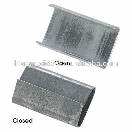 galvanized strapping seals strap with clip metal packing clip 32mm