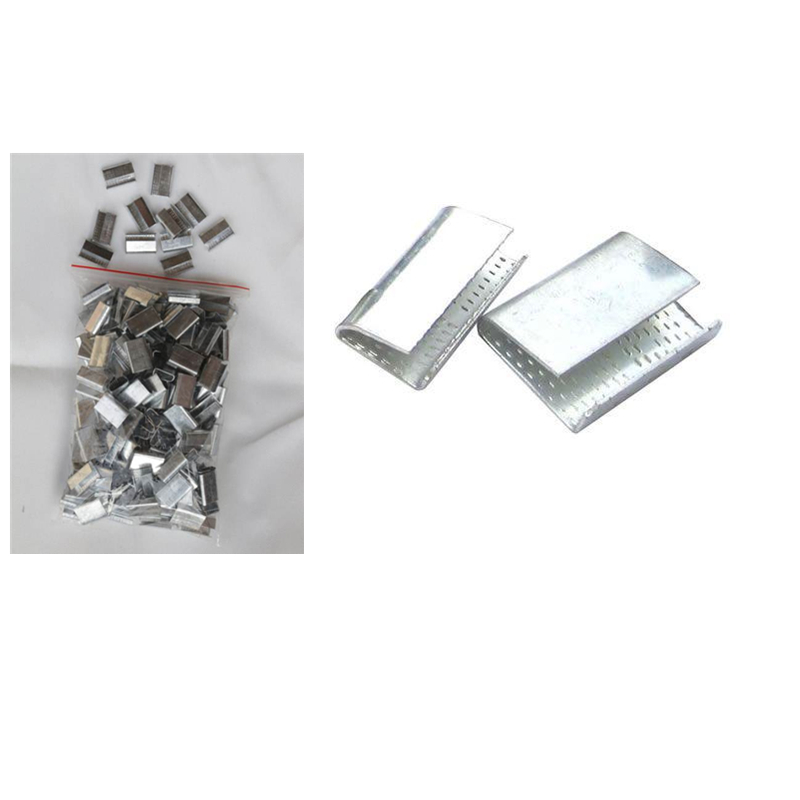 China Galvanized Steel metal Strapping seals 1/2" 5/8" 3/4" Plastic strap clip
