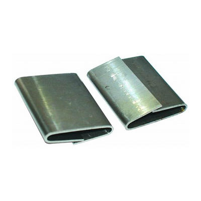 Overlap type hot dipped galvanized PET Steel Clip metal strapping Seals