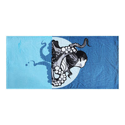 Wholesale Price Digital Printed 100% Polyester Beach Towel with Photo