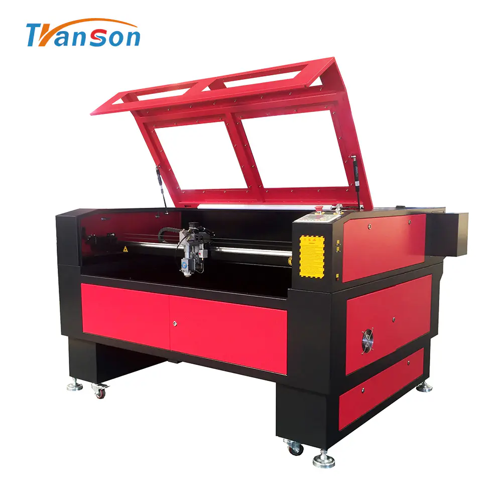 good quality Transon 1390 nonmetal and sheet metal laser cutting 180W machine price