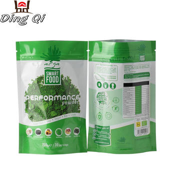 Food grade biodegradable plastic vacuum bag stand up custom pouch weed packaging plastic pouch bag
