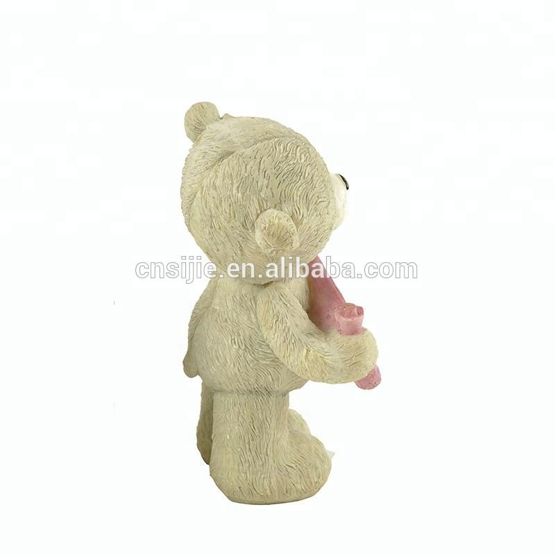 Wholesale Polyresin cute bear FIGURINES Mother's Day Gifts with 