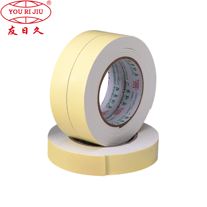 alibaba china BLACK /WHITE 2MM EVA ACRYLIC SINGLE SIDED FOAM TAPE
