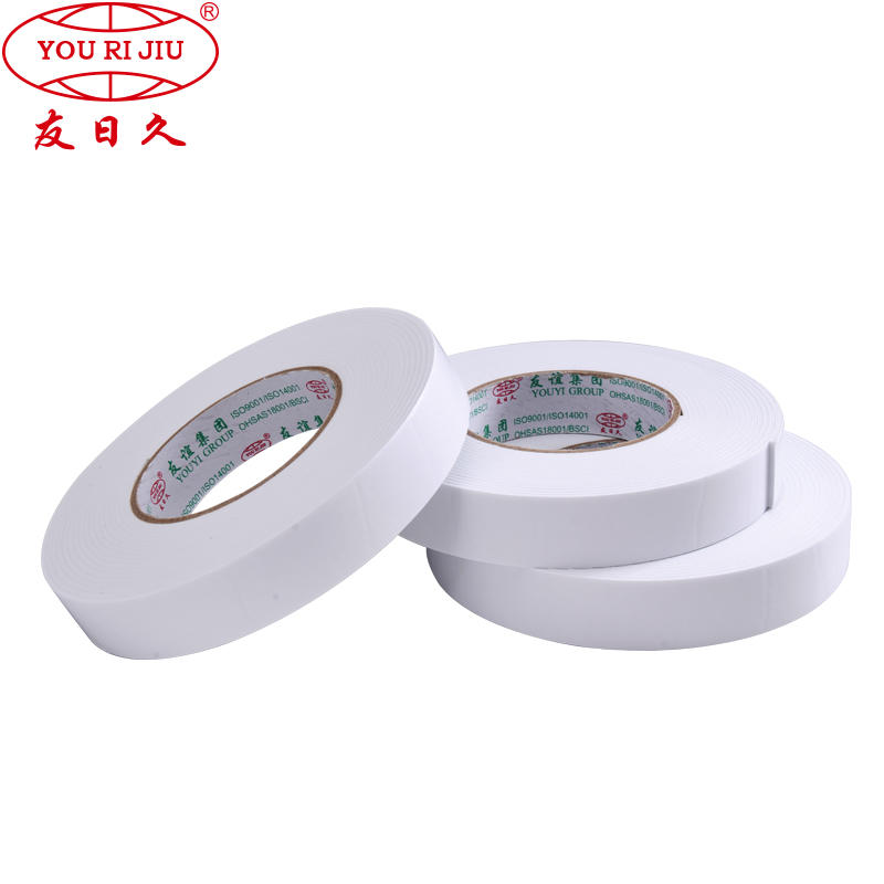 China suppliers double sided adhesive high quality foam tape for Mirror Mounting