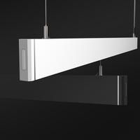 Modern Linear Pendant Light 1200mm Aluminum Profile Inlity Factory Price 36W High Bay Linear Light for Office Indoor Place
