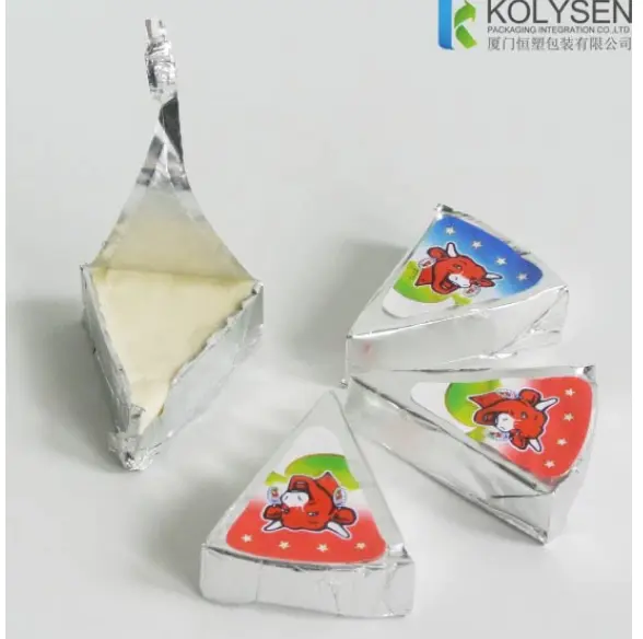 Custom printed Food grade cheese wrapping cheese aluminum foil China supplier