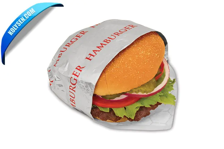 Aluminium foil paper for fast food wrapping