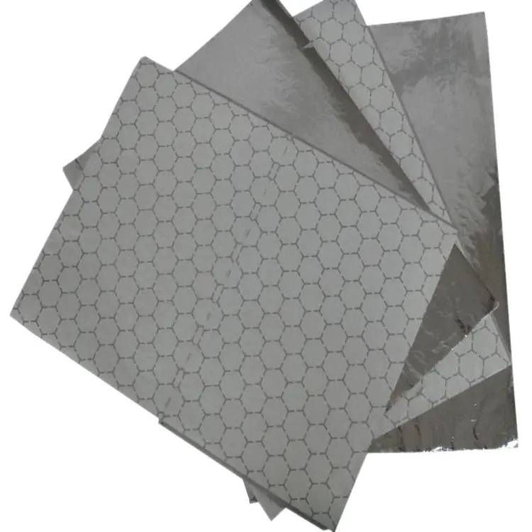 Custom honeycomb design aluminum foil wrapper sheets