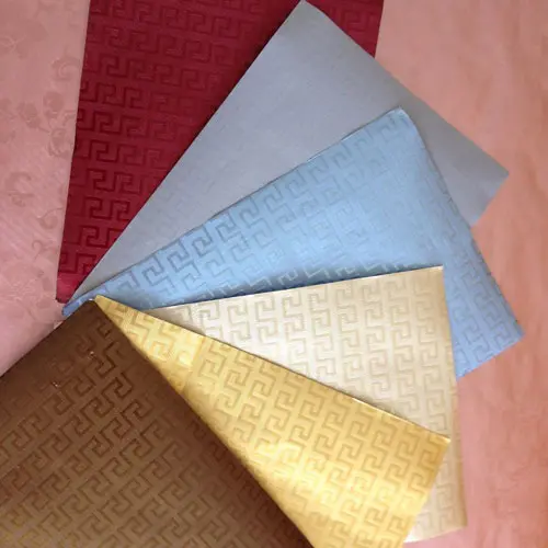 Colored aluminum foil laminated paper for chocolate wrapping