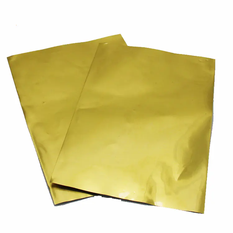 No odor golden chocolate laminated aluminum foil paper
