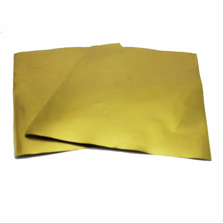 Direct Factory Price Custom Embossed Gold Chocolate Wrapping Aluminum Foil Sheets for Chocolate Egg Wrapping