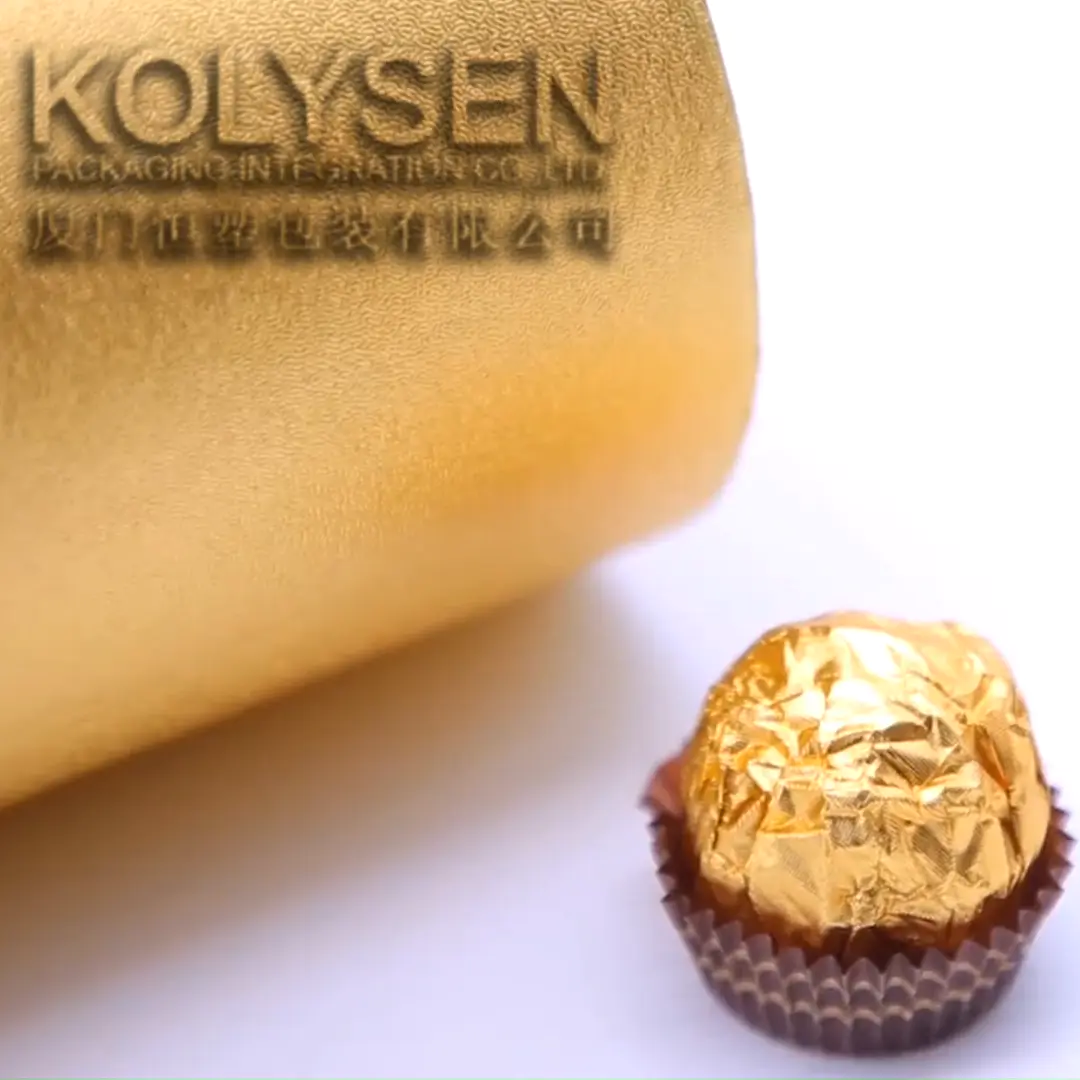 Sample available Chocolate Wrapping Paper Aluminum Foil