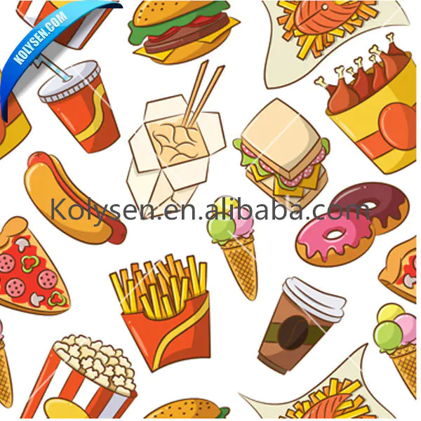 Printed food wrap sandwich paper burger wrapping paper