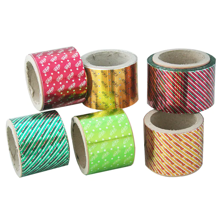 Pure aluminum foil for chocolate packing colorful rolls