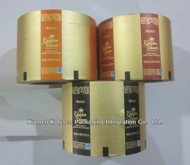 Margarine butter Packaging aluminum foil laminated paper with printing
