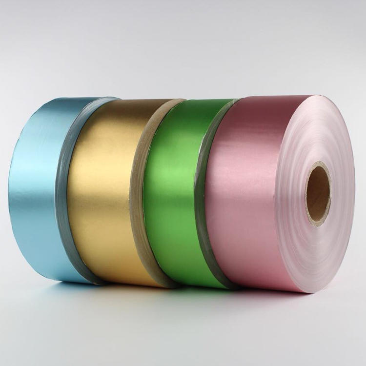 Soft tempered multi colored aluminum foil chocolate wrapping paper