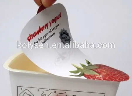 Yogurt Cup Aluminium Foil Rolls Packaging Lids for PP Cups