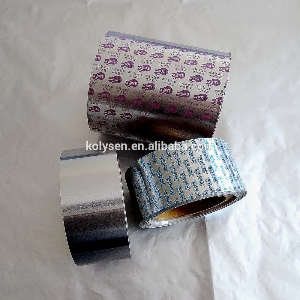 Packaging materials of die cut aluminum lids foil for yogurt cup