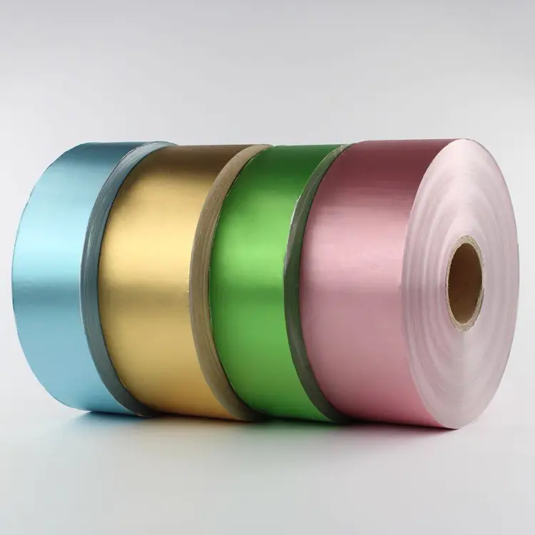 Factory High Quality Colorful Aluminum Foil Chocolate Wrapping Laminated Paper