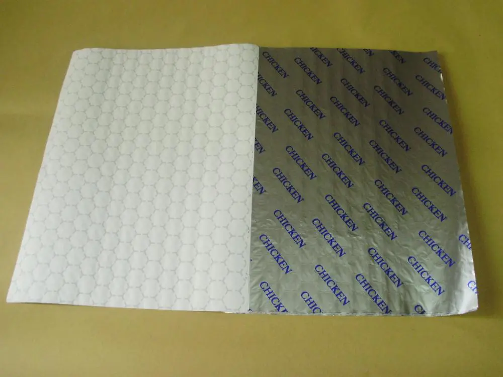 Hamburger Aluminum Foil Laminated Paper in china