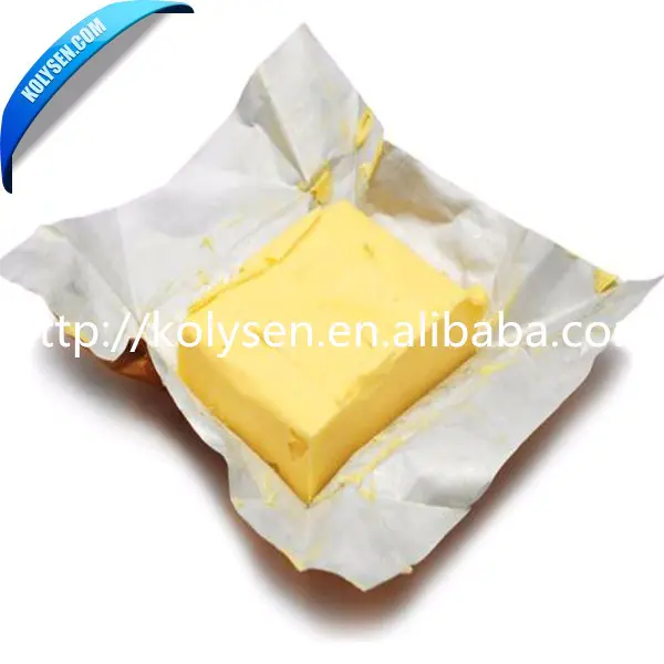 Aluminum foil food wrapping paper for butter packaging