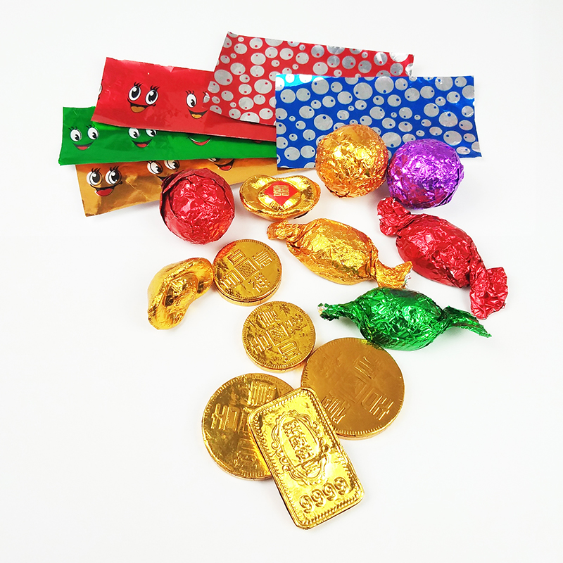 Kolysen Aluminum paper embossed foil for chocolate wrapping