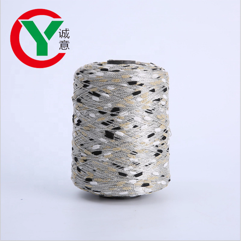 wholesale1/5.5Nm 100%polyester fancy yarn special sausage yarn