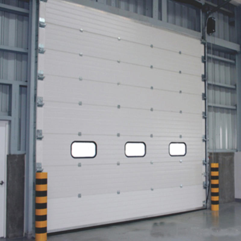 Automatic PPGI with PU Foam Vertical Factory Price Industrial Lifting Door Manufacturer
