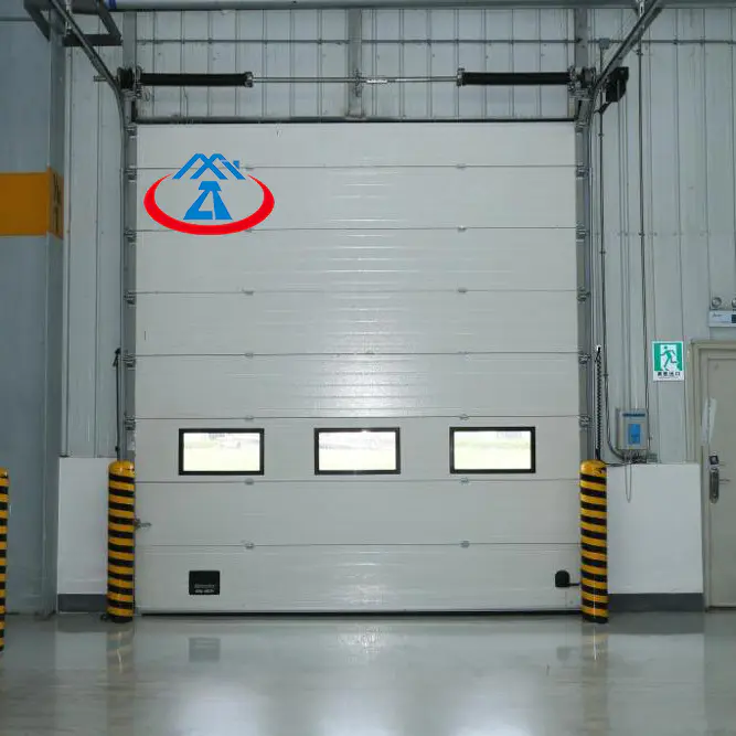 W2500*H3000mm Vertical Galvanized Steel Overhead Industrial Lifting Door