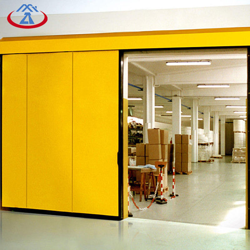 PPGI+PU material 40mm door panel industrial doors steel sliding door