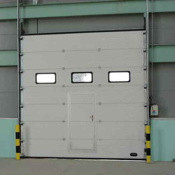 Automatic PPGI with PU Foam Vertical Factory Price Industrial Lifting Door Manufacturer