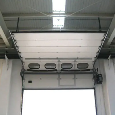 50mm Door Panel Galvanized Steel Material Industrial Lifting Door