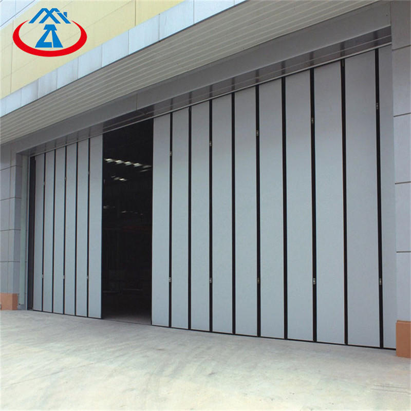 Manual industrial sliding door 129inch*125inch 40/50mm door panel ready to ship