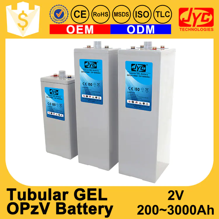 China Factory Direct Selling 2V 1500Ah Plate Orient Tall Lead Acid Hi Power Tubular GEL OPzV battery