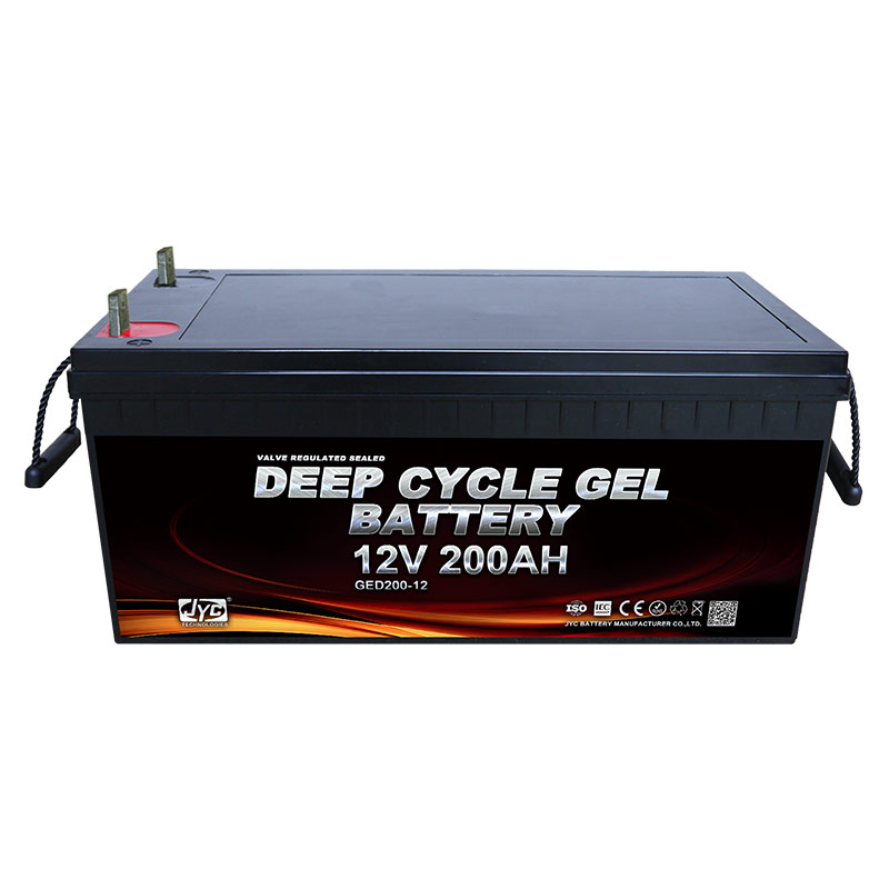 Solar Gel Batteries 12V 200Ah Valve Regulated 12 Volt Agm Lead Acid  Portable Battery Storage-MERITSUN