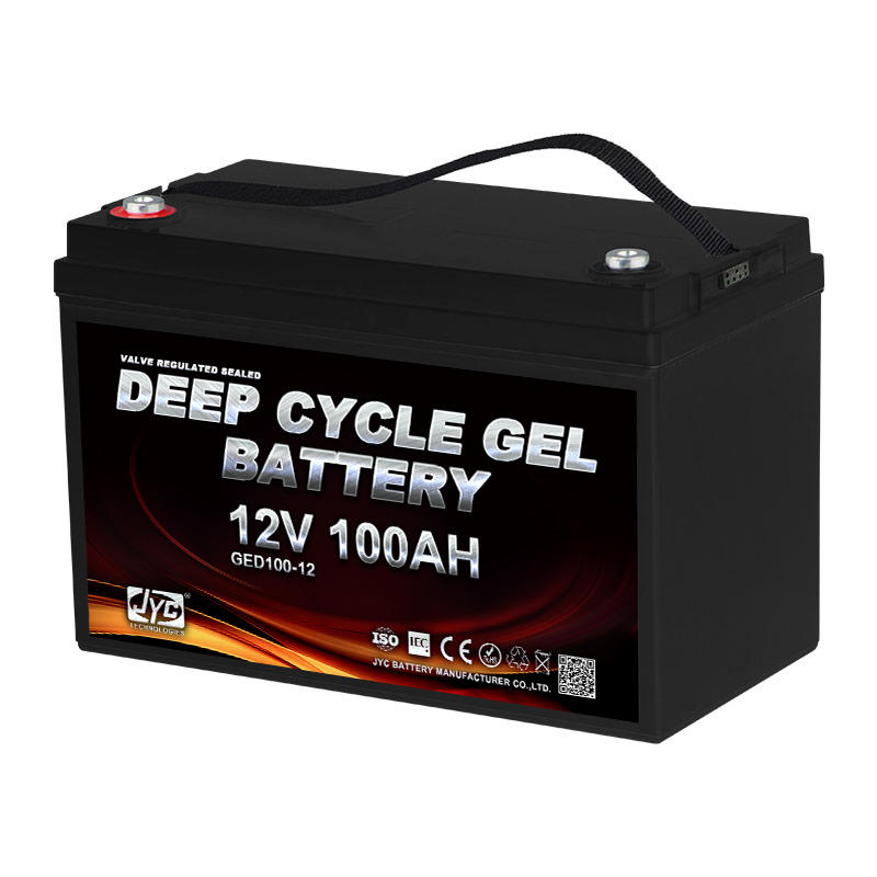 Promotion JYC Deep Cycle Gel Solar Battery 12V 100Ah Batteries for Solar Power System and Inverter