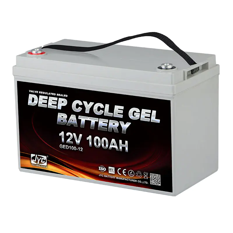 Promotion JYC Deep Cycle Gel Solar Battery 12V 100Ah Batteries for Solar Power System and Inverter