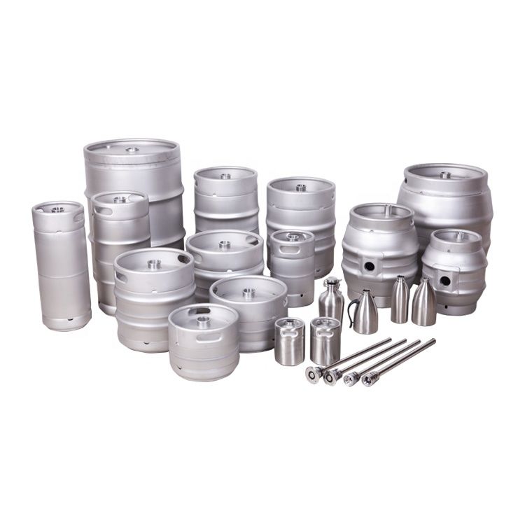 AISI Stainless steel 304 EmptyECO Slim US 1/2 1/4 1/6 EU European Standard 20L 30L 50 liter Beer Keg for sale