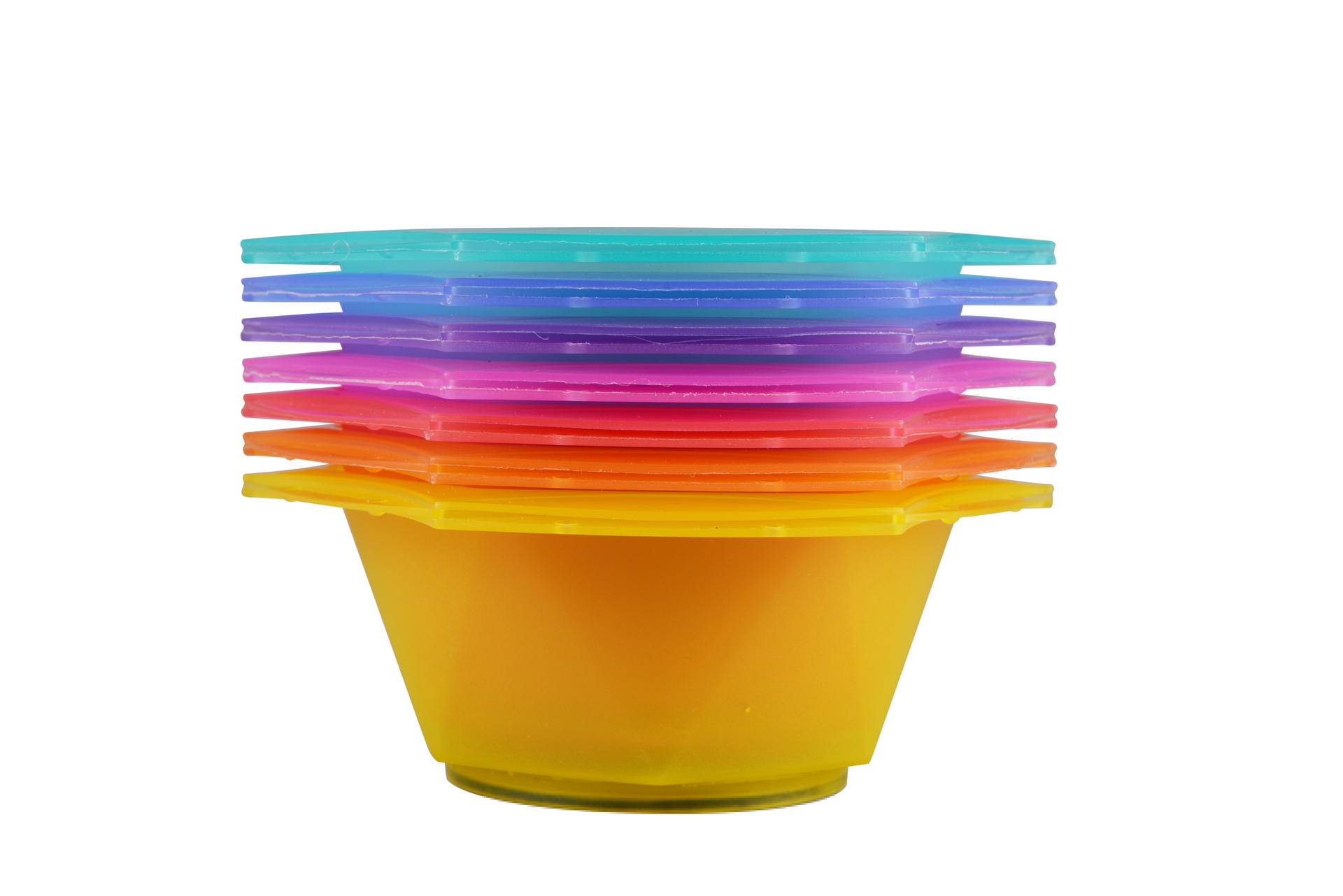 wholesale private label custom plastic salon accessories tint bowl hair colour dye set mixing bowl
